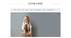 Desktop Screenshot of clubcinq.com