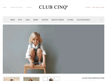 Tablet Screenshot of clubcinq.com